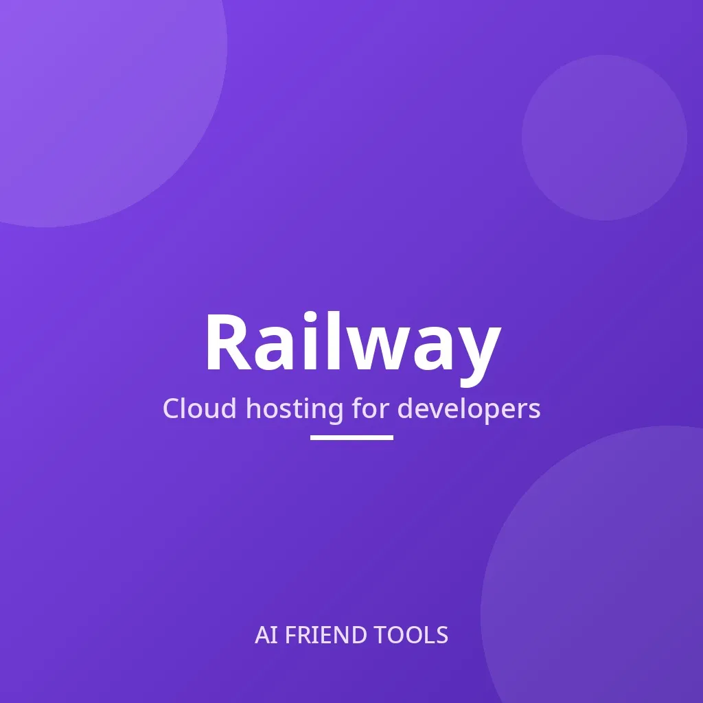 Railway | استضافة سحابية للمطورين